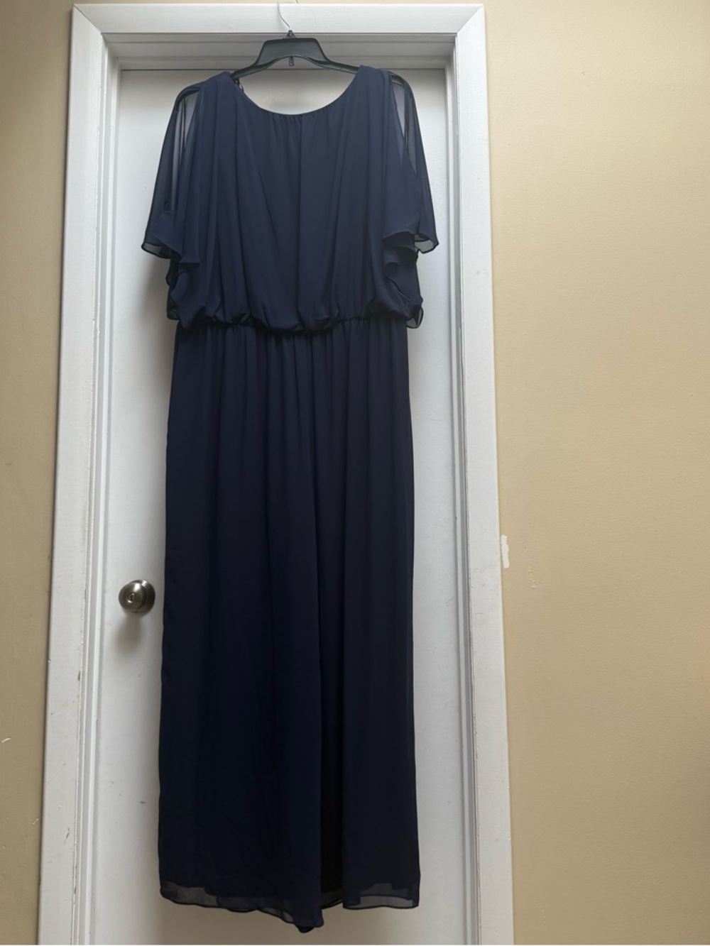 Marina Split Sleeve Chiffon Jumpsuit